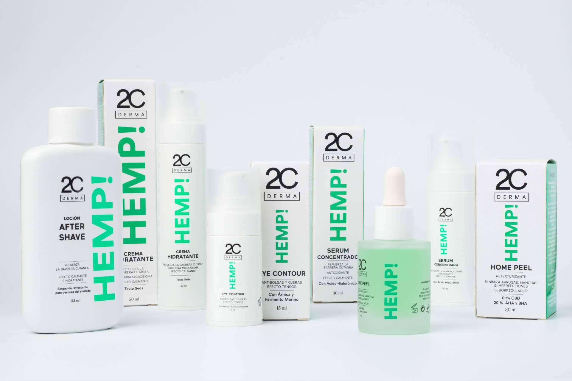 Los beneficios de la línea HEMP! de 2CDerma