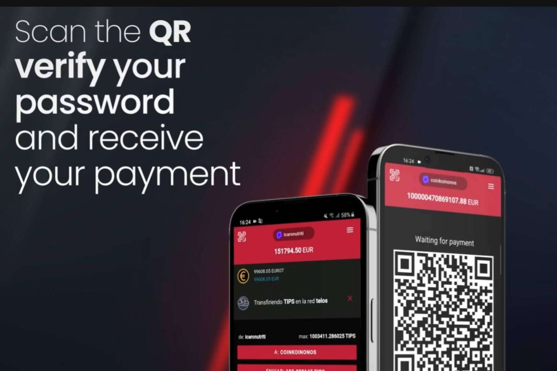 La app Koinonos sirve para pagar con criptomonedas y compartir los descuentos y propinas con todo el mundo