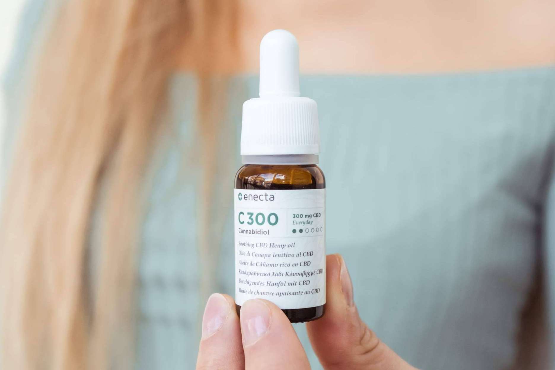 El aceite de CBD ideal para la rutina de cuidado facial, Enecta C300