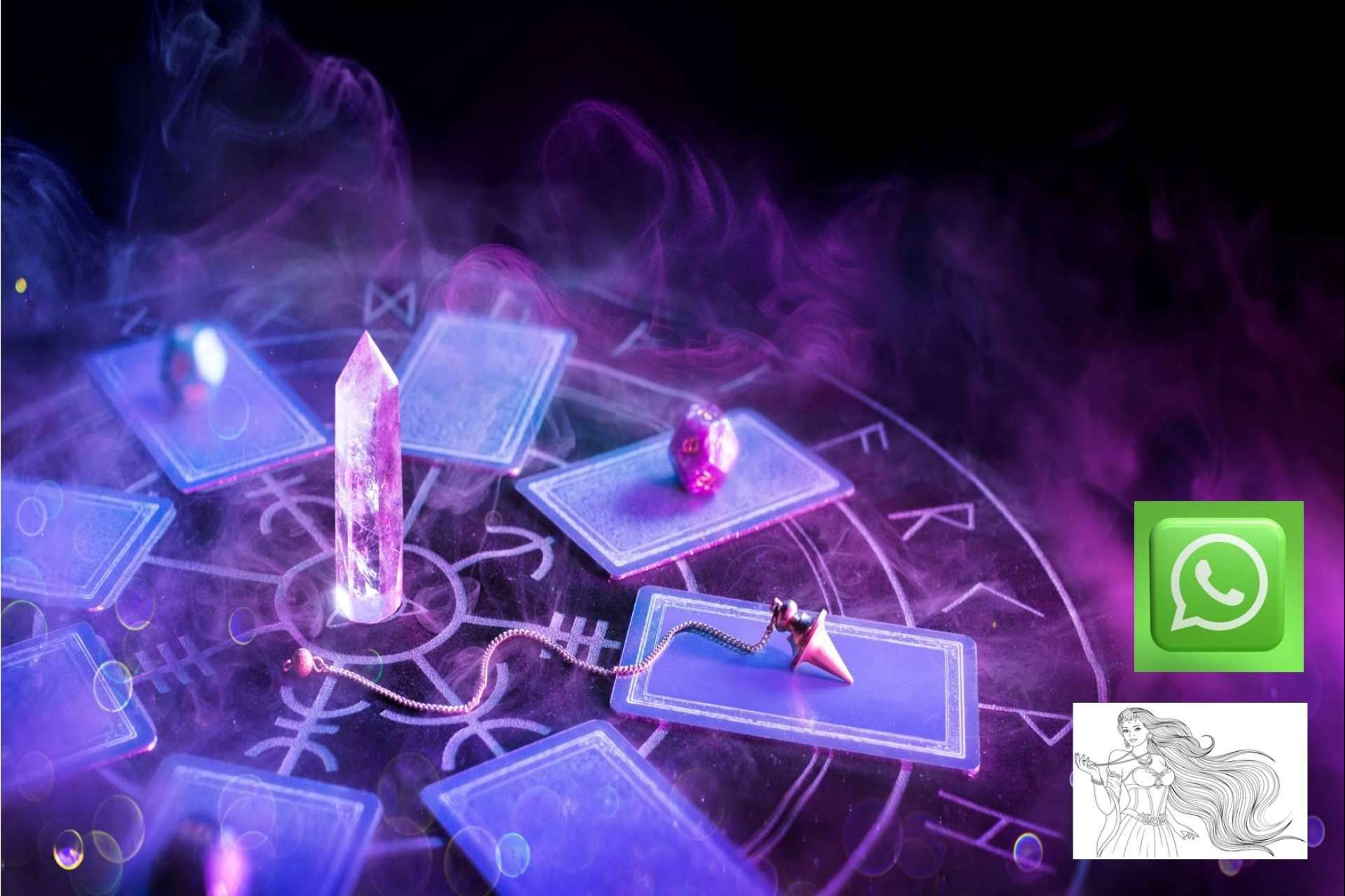 La Dama Mágica y su promoción de WhatsApp de primavera para consultas del tarot