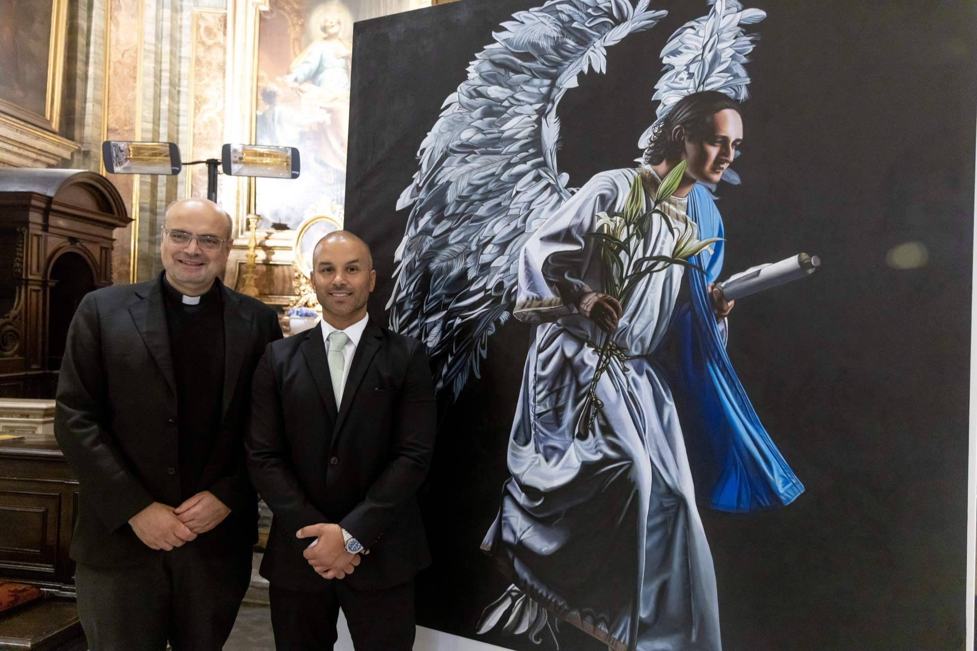 'Sublime'; el arte sacro del guatemalteco Chrispapita conmueve Roma en el corazón del Jubileo